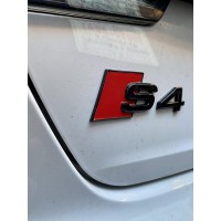 емблема Audi S4 Sline 4 A4 емблема за багажник черен гланц