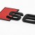 емблема Audi S6 Sline 6 A6 емблема за багажник черен гланц S6