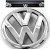 предна емблема за VW Golf MK6 сив цвят Volkswagen Голф 6